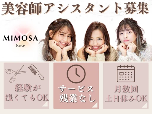 愛知県名古屋市でMIMOSA hairの求人情報イメージ #802-10211｜サロビ！！（さろび）